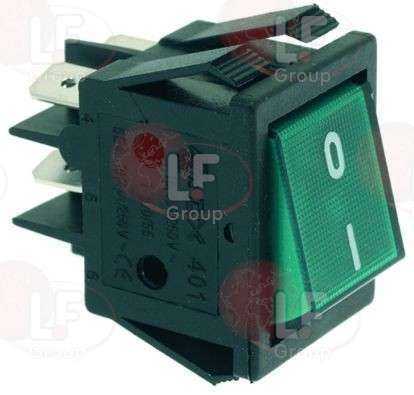 PUSH-BUTTON 2 POLE YEŞİL 16A 250V  